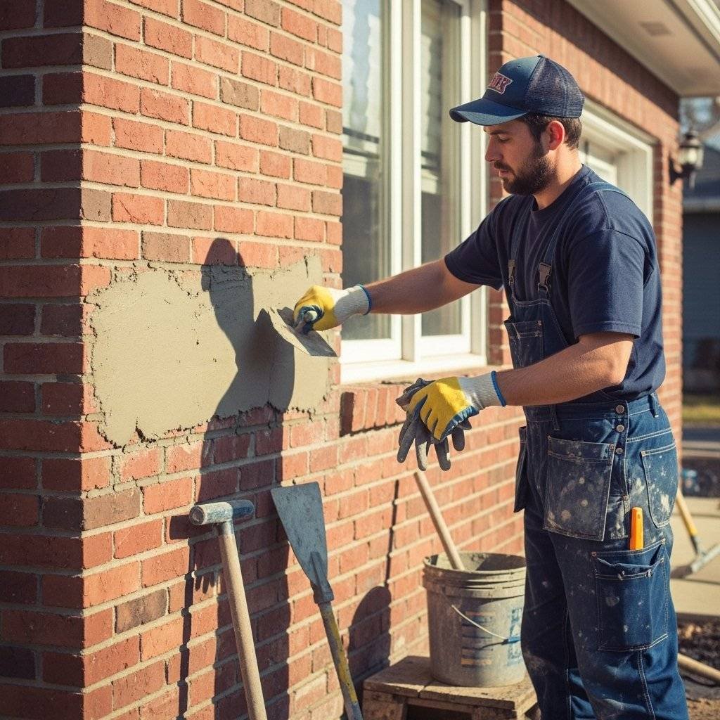 brick wall plaster
